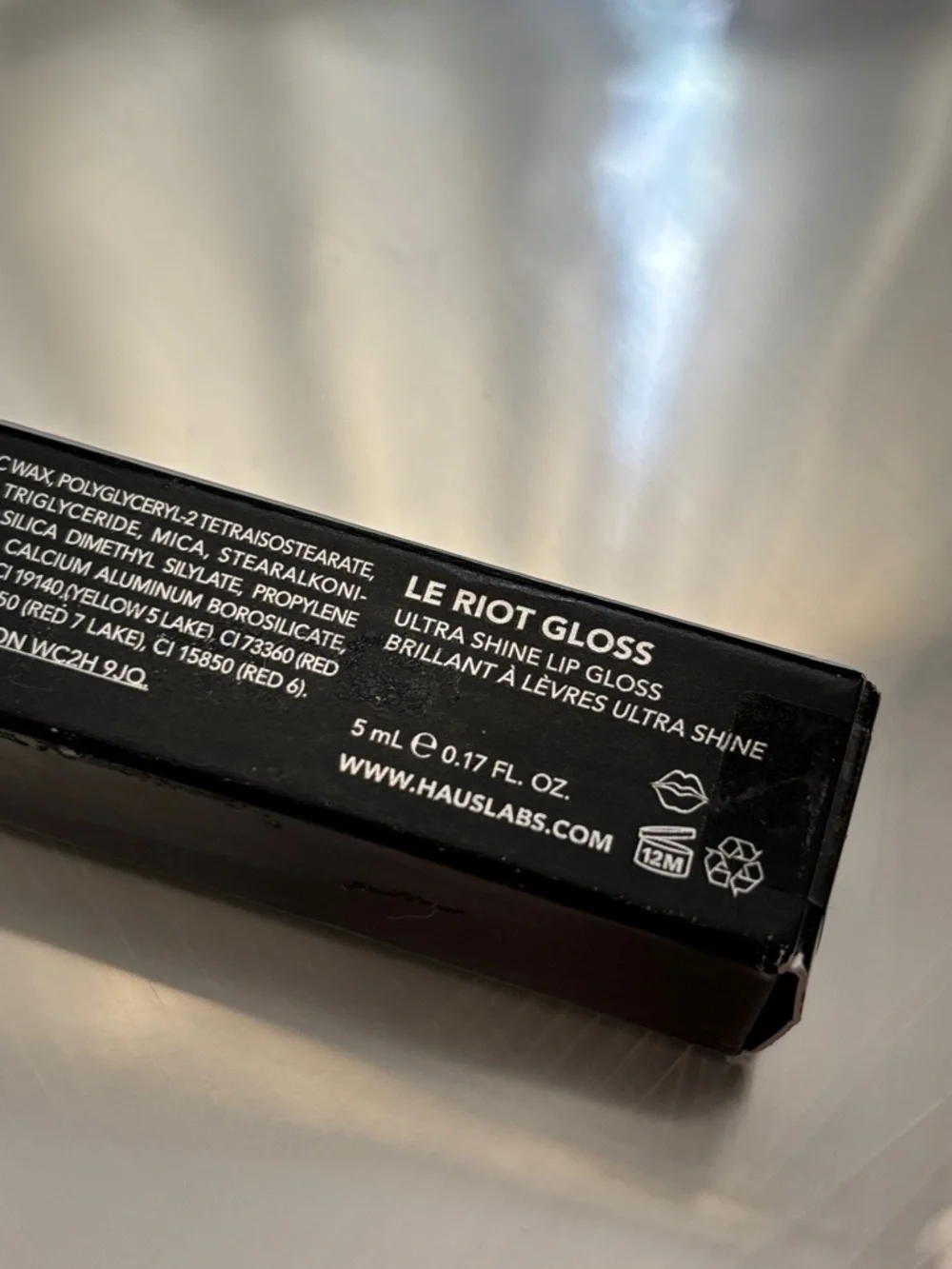 HAUS LABORATORIES LE RIOT LIP GLOSS - BANSHEE